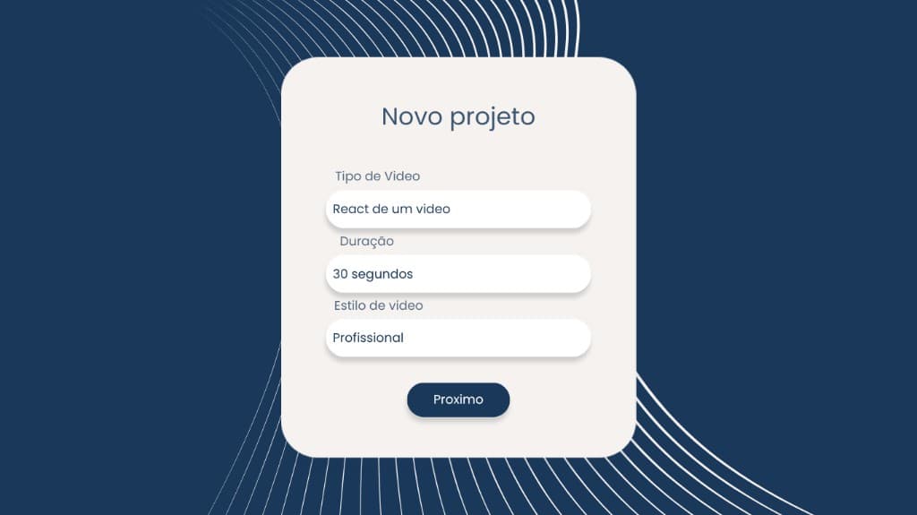 Formulário para criar uma nova campanha UGC na CreHub